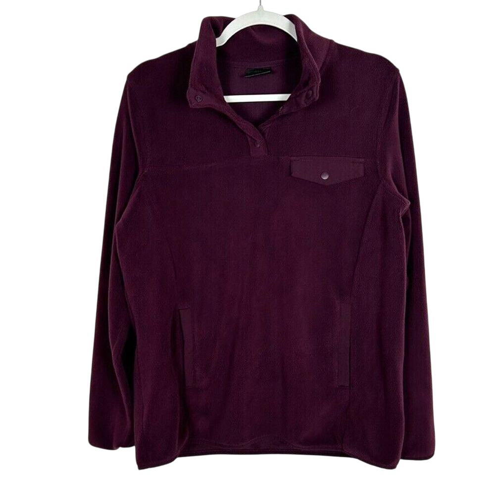 32 Heat Women's Sz S 1/4 snap popover Outdoors Athleisure Hiking Cozy soft